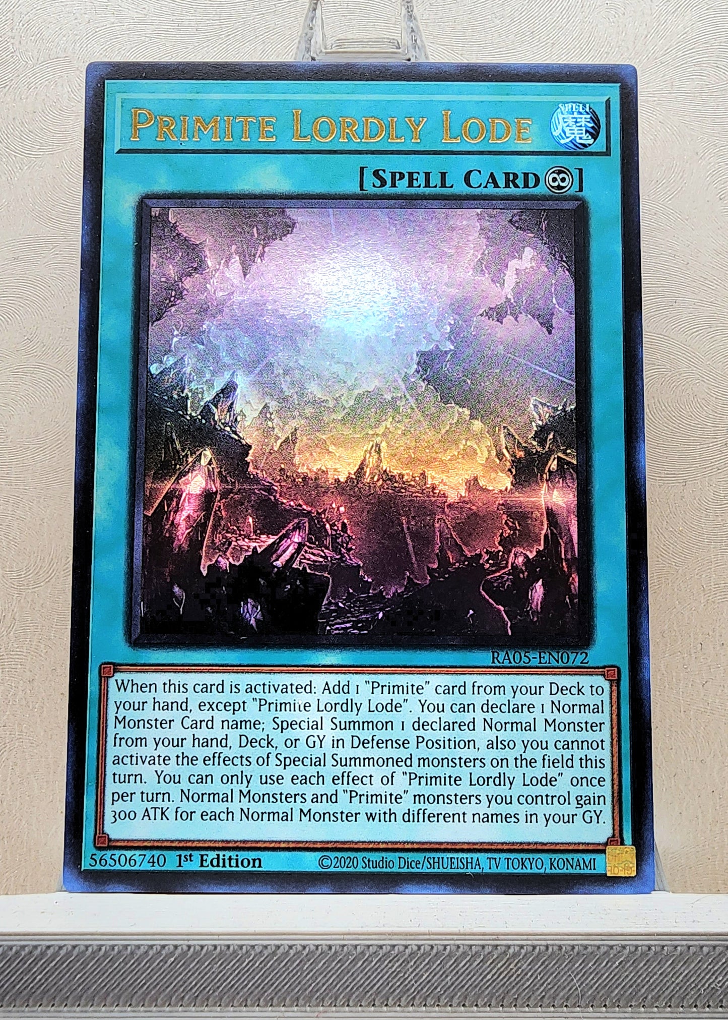 Yugioh! 1x Primite Lordly Lode (RA05 - Ultra Rare) 1st Edition