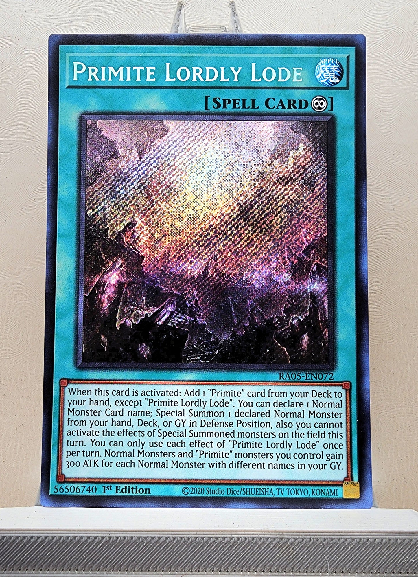 Yugioh! 1x Primite Lordly Lode (RA05 - Secret Rare) 1st Edition