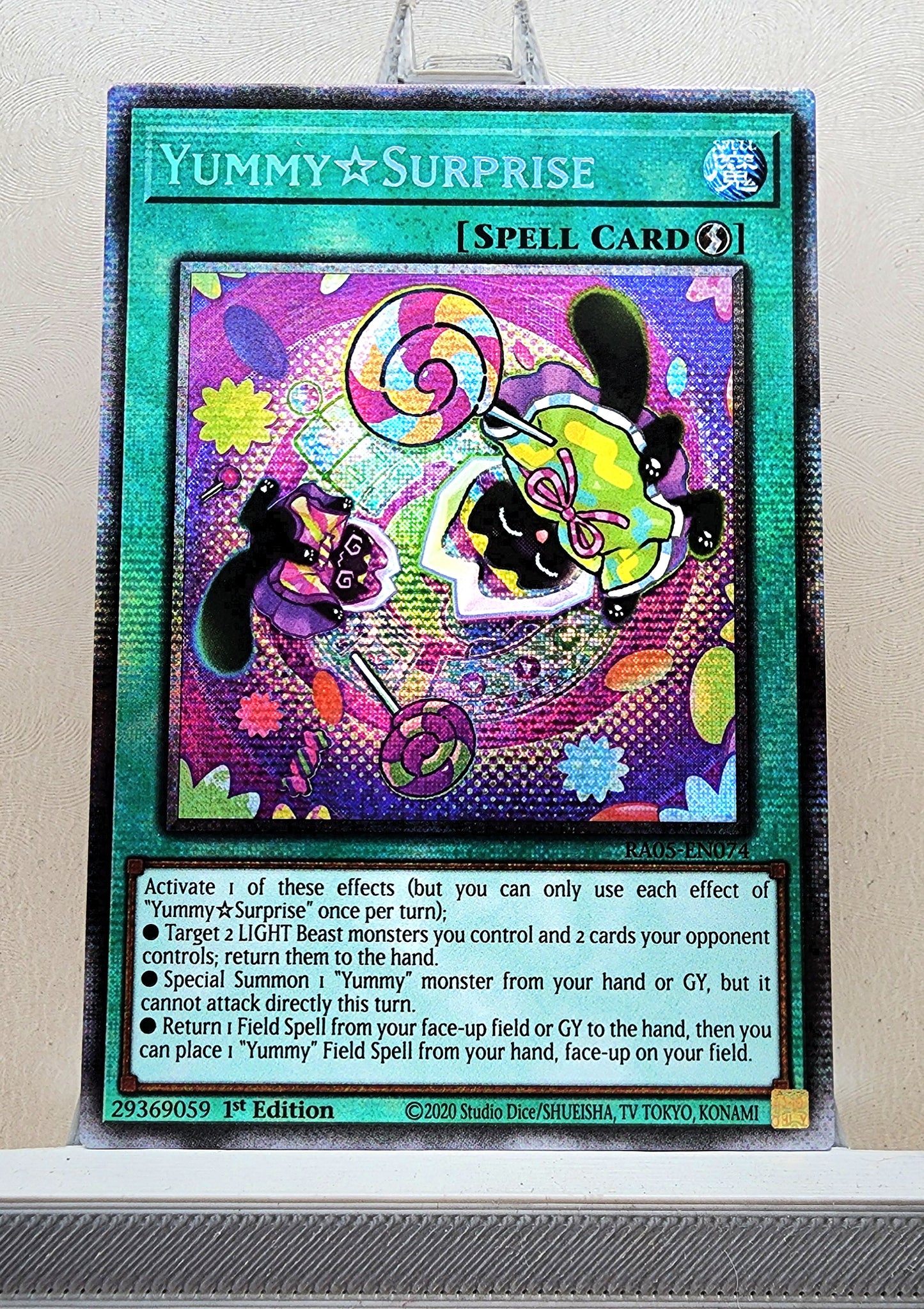 Yugioh! 1x Yummy☆Surprise (RA05 - Starlight Rare) 1st Edition