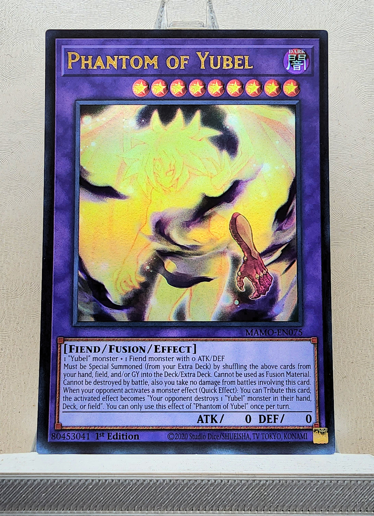 Yugioh! 1x Phantom of Yubel (MAMO - Ultra Rare) 1st Edition