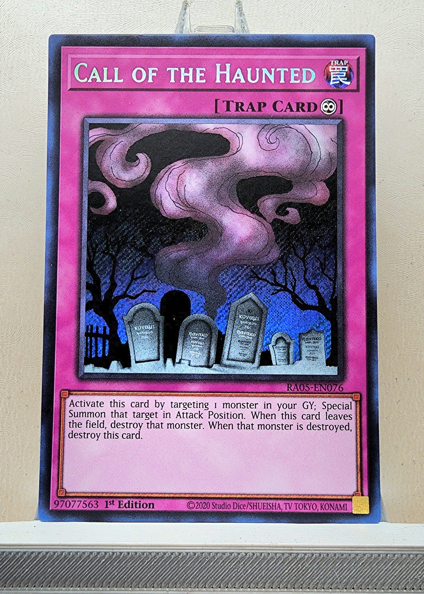 Yugioh! 1x Call of the Haunted (RA05 - Secret Rare) 1st Edition