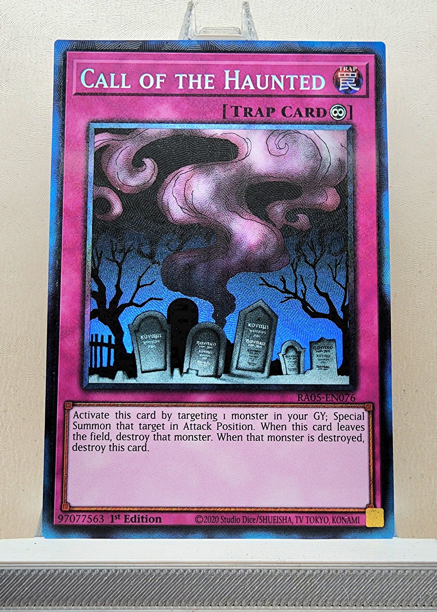 Yugioh! 1x Call of the Haunted (RA05 - Prismatic Collectors Rare) 1st Edition