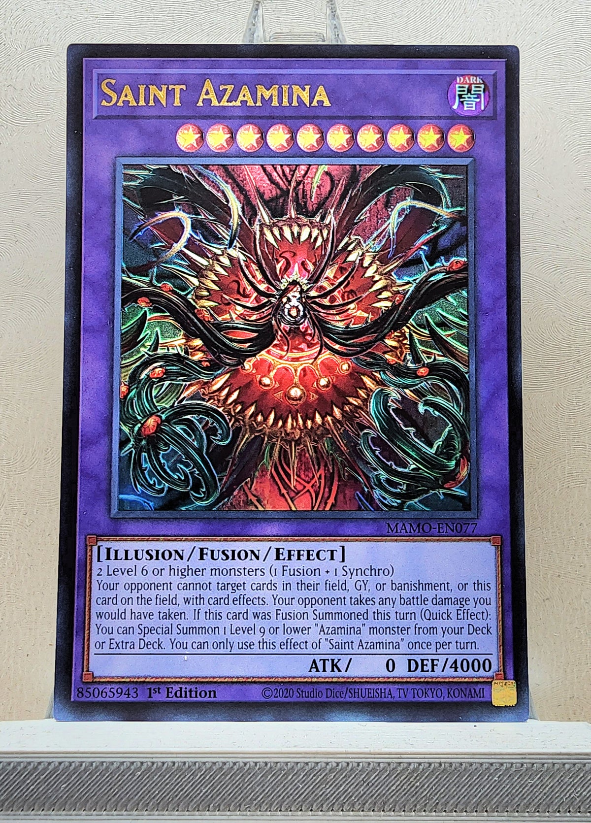 Yugioh! 1x Saint Azamina (MAMO - Ultra Rare) 1st Edition