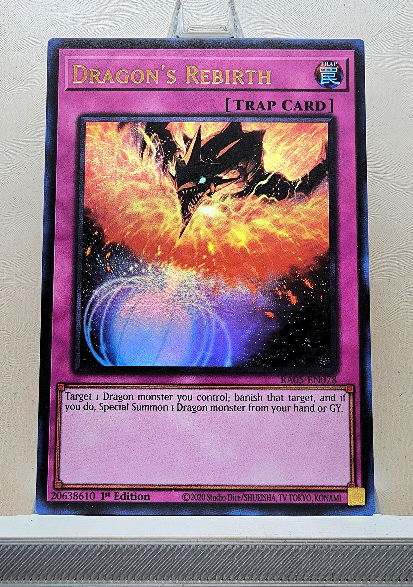 Yugioh! 1x Dragon's Rebirth (RA05 - Ultra Rare) 1st Edition