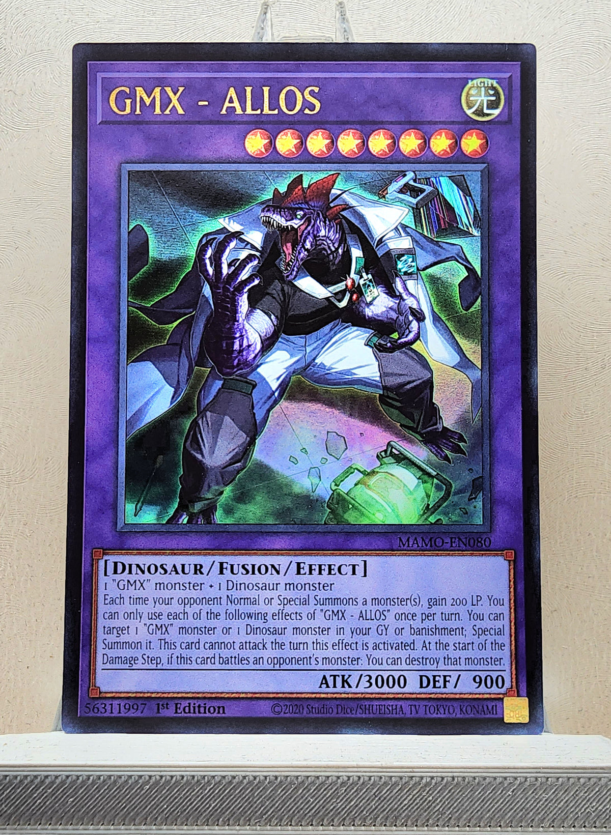 Yugioh! 1x GMX - ALLOS (MAMO - Ultra Rare) 1st Edition