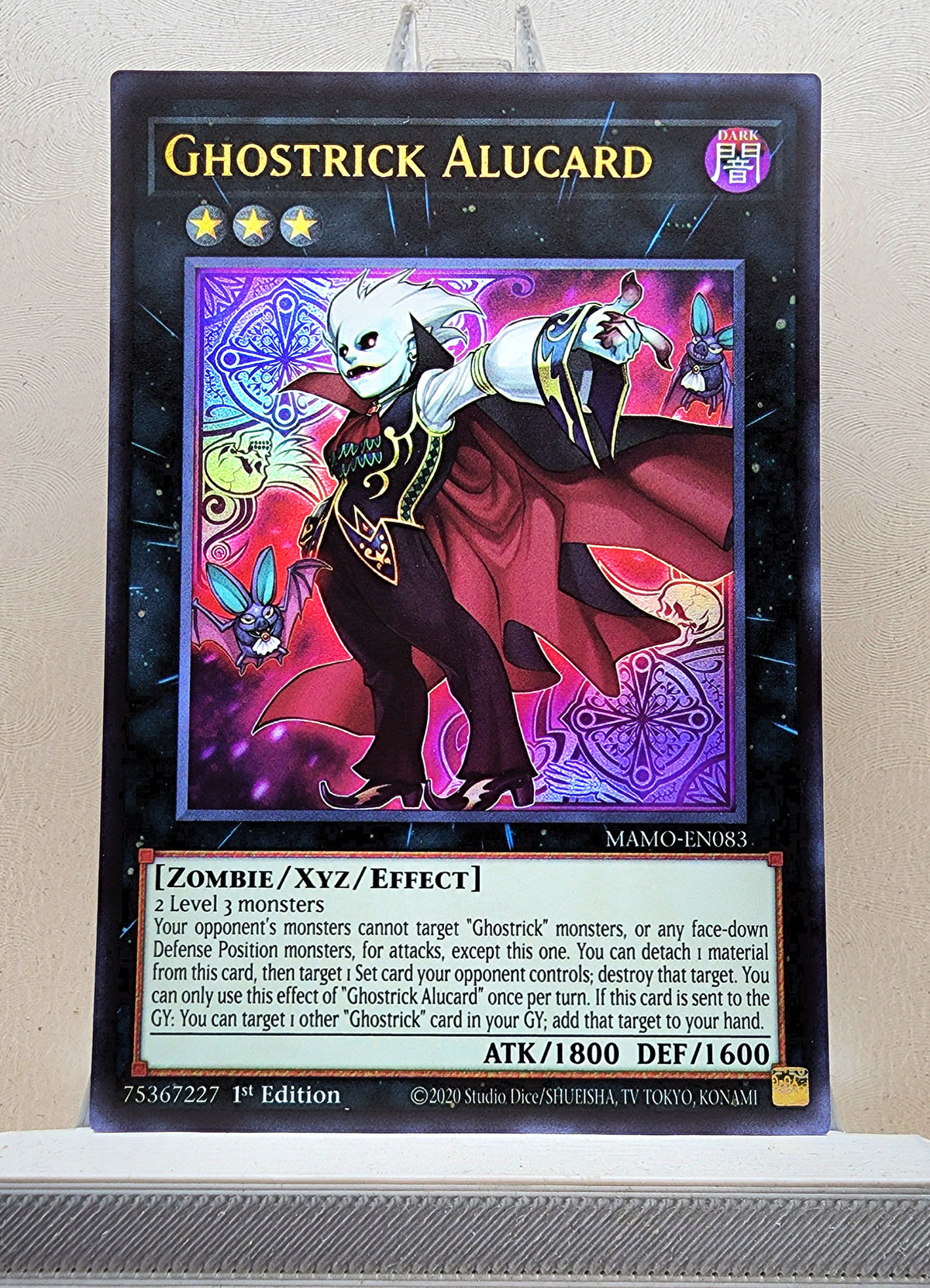 Yugioh! 1x Ghostrick Alucard (MAMO - Ultra Rare) 1st Edition