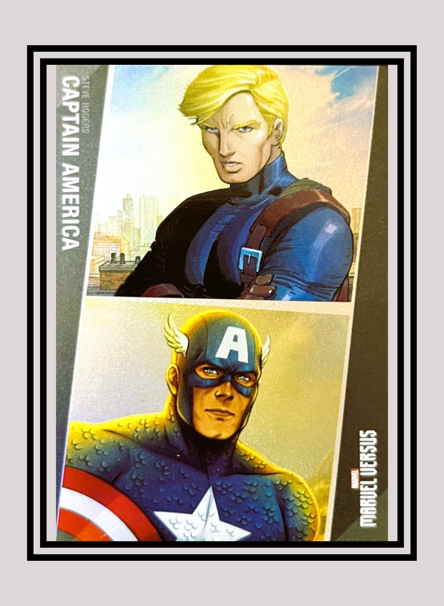 Marvel! 1x Captain America / Steve Rogers - Base Foil (#083 - 2022 Panini Marvel Versus)