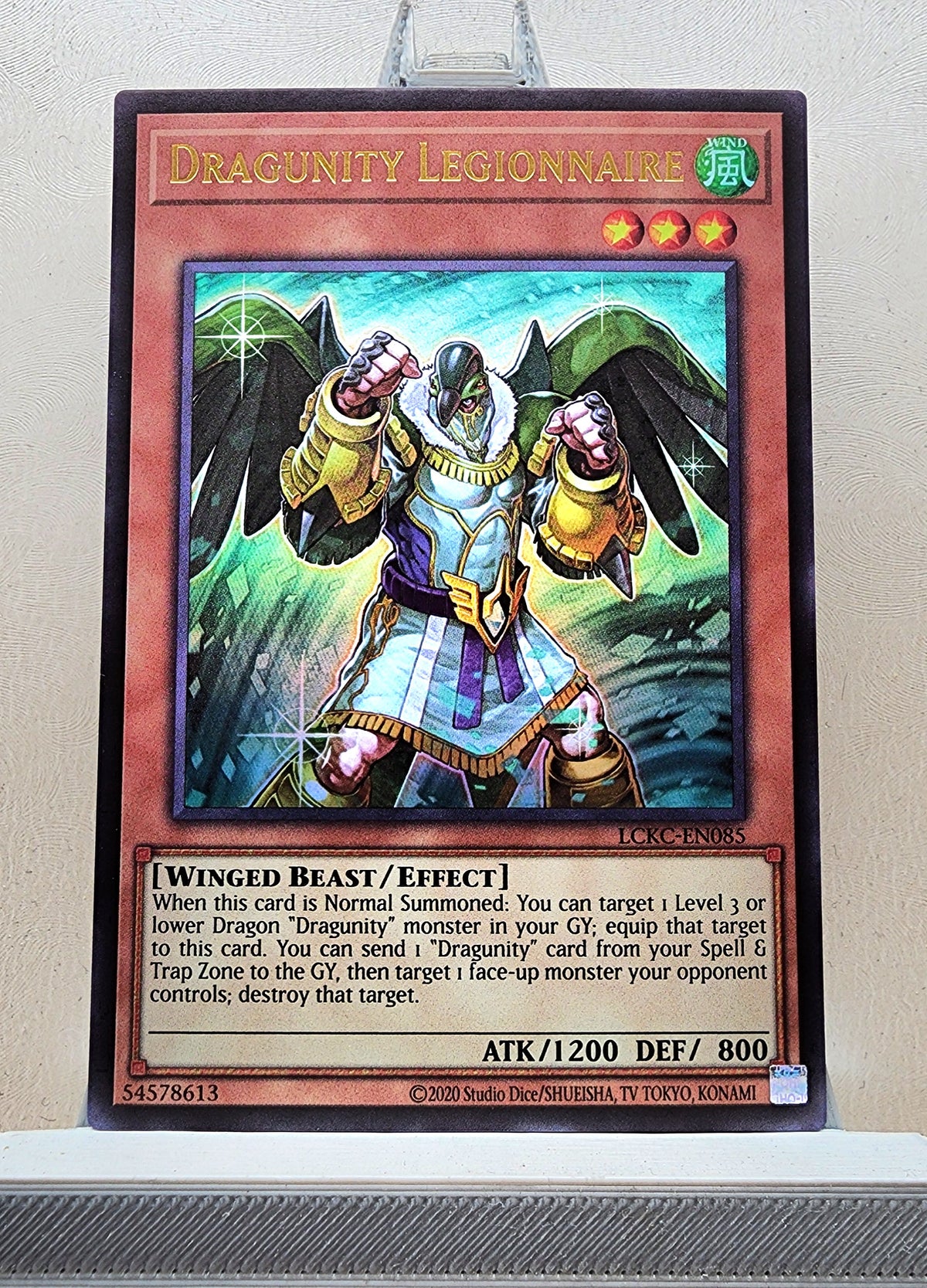 Yugioh! 1x Dragunity Legionnaire (LCKC - Ultra Rare) Unli Edition