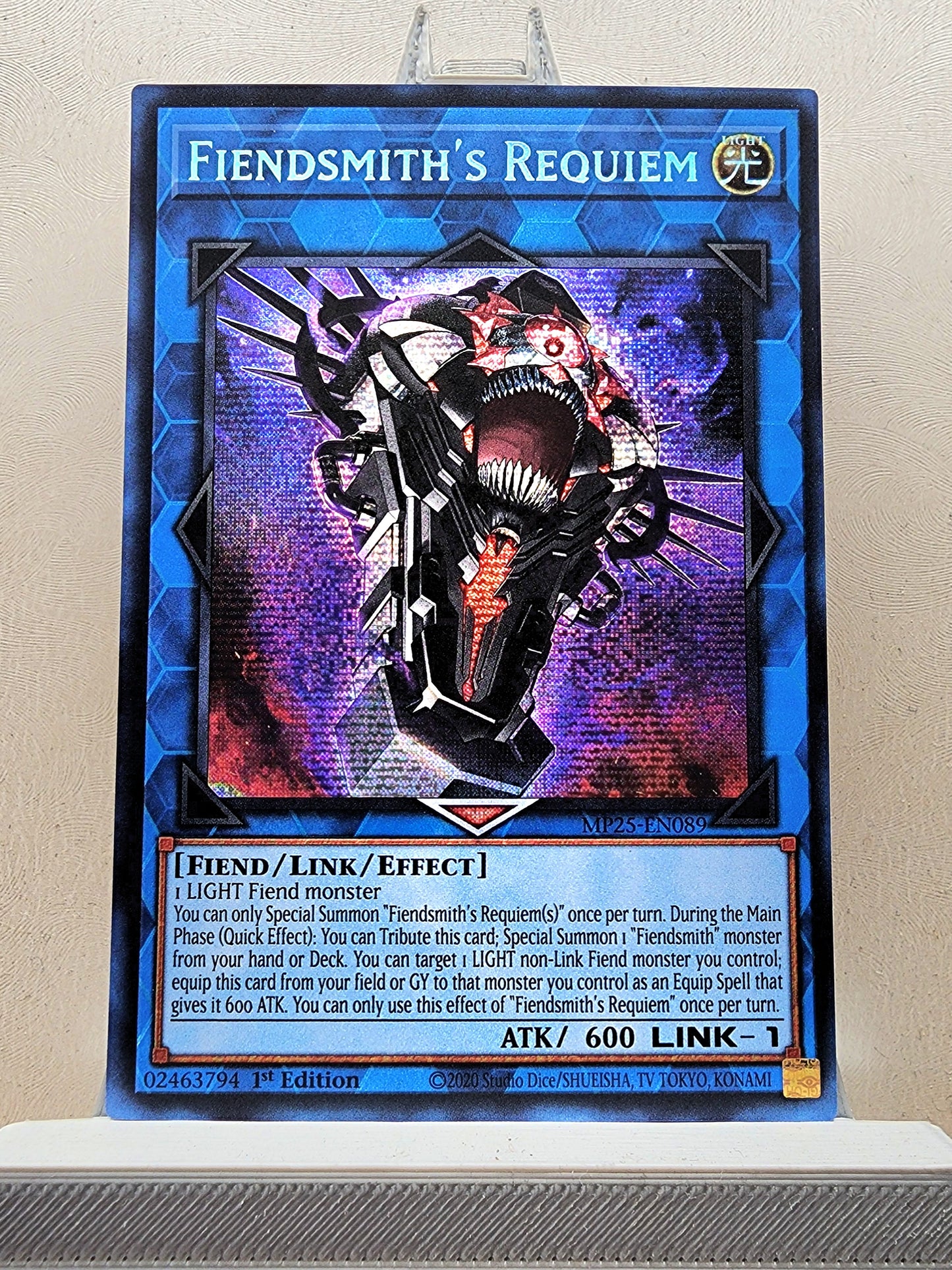 Yugioh! 1x Fiendsmith's Requiem (MP25 - Prismatic Secret Rare) 1st Edition