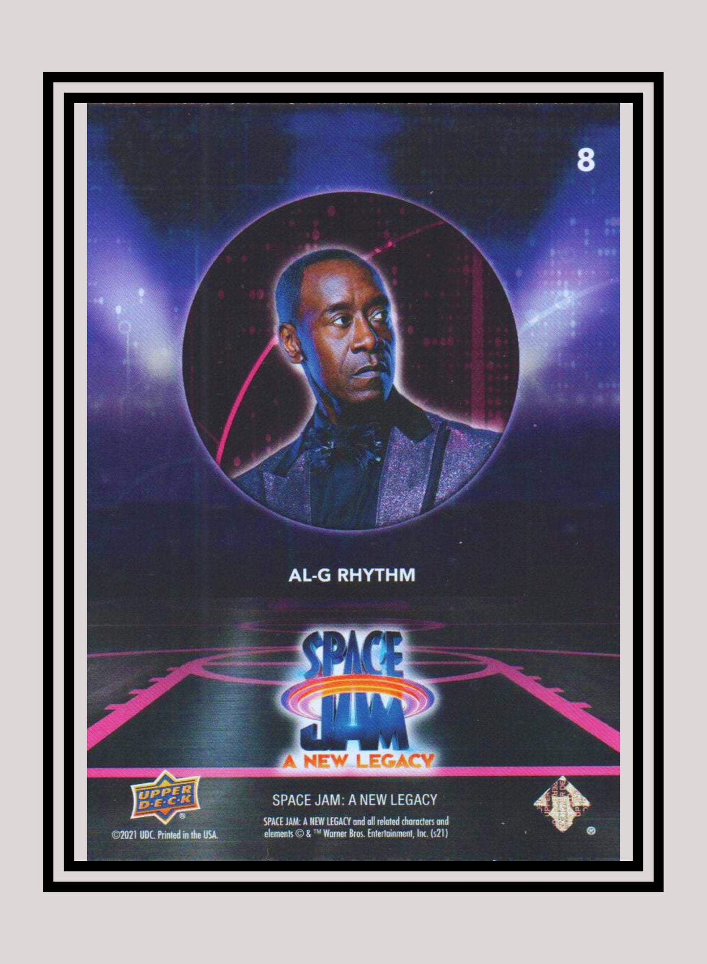 1x Al-G Rhythm - Base/Blue Parallel (#08 - 2021 Upper Deck Space Jam: A New Legacy)