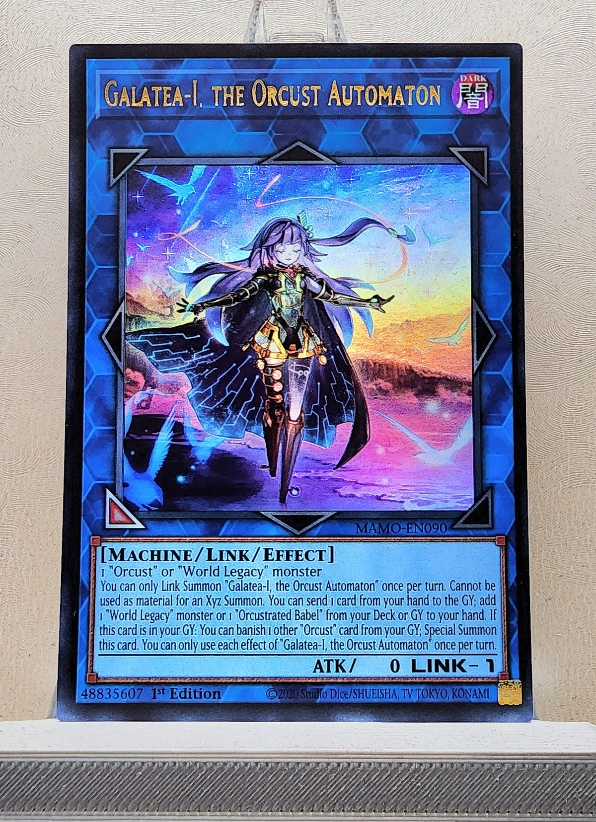 Yugioh! 1x Galatea-I, the Orcust Automaton (MAMO - Ultra Rare) 1st Edition