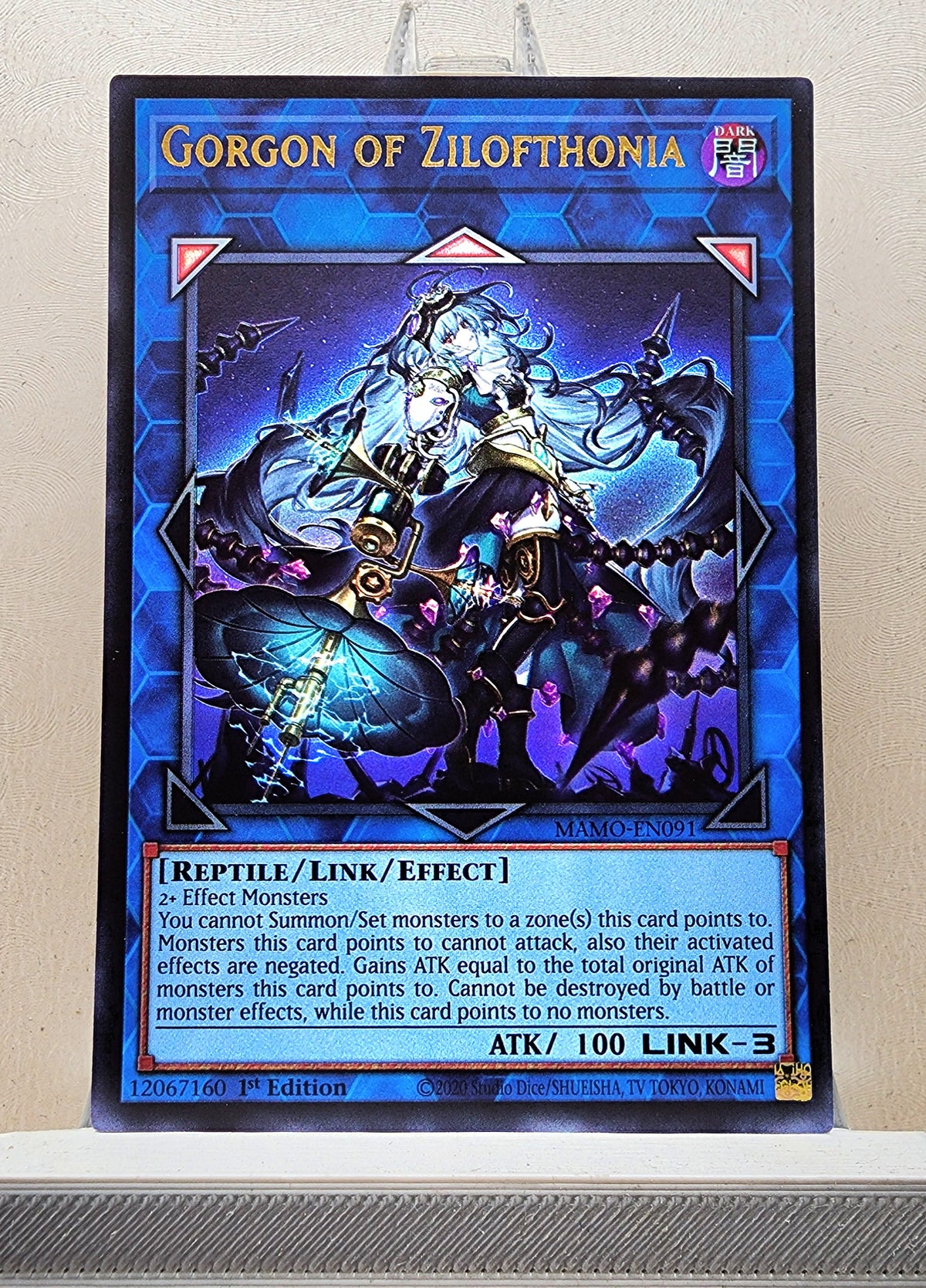 Yugioh! 1x Gorgon of Zilofthonia (MAMO - Ultra Rare) 1st Edition