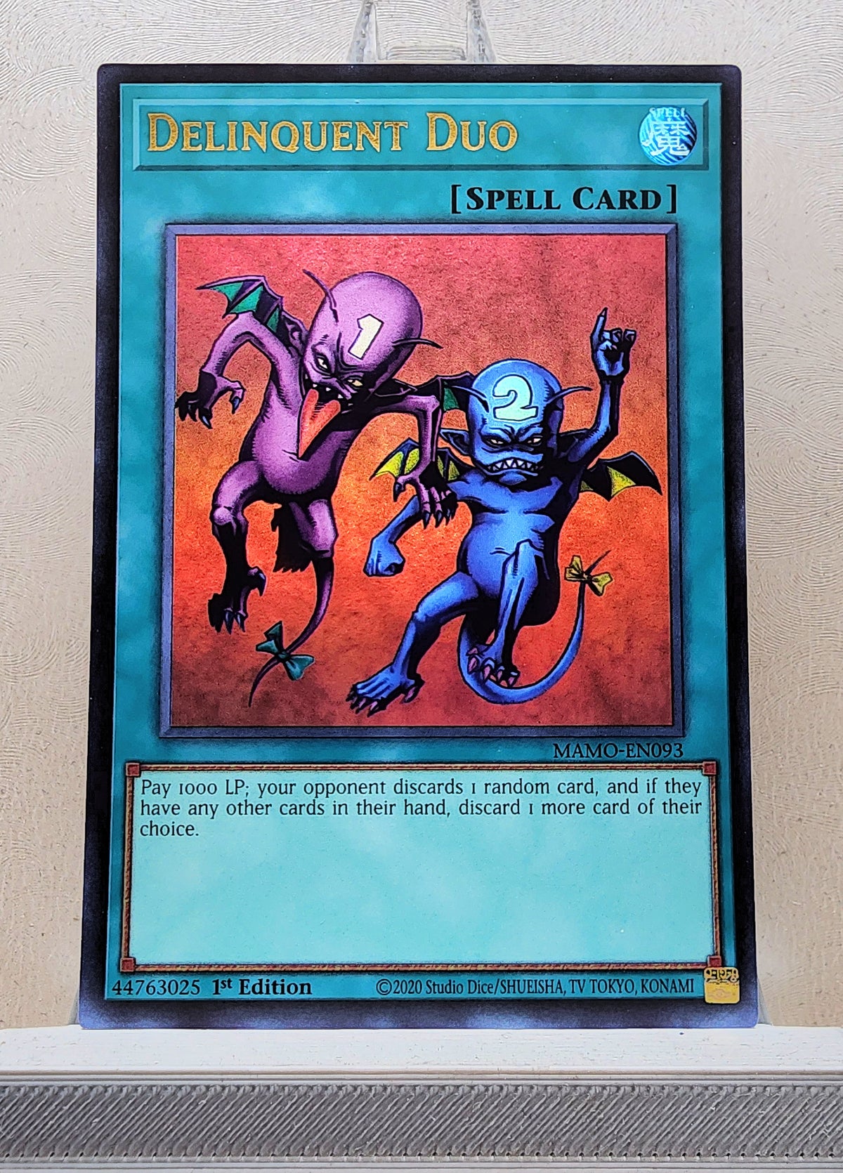 Yugioh! 1x Delinquent Duo (MAMO - Ultra Rare) 1st Edition