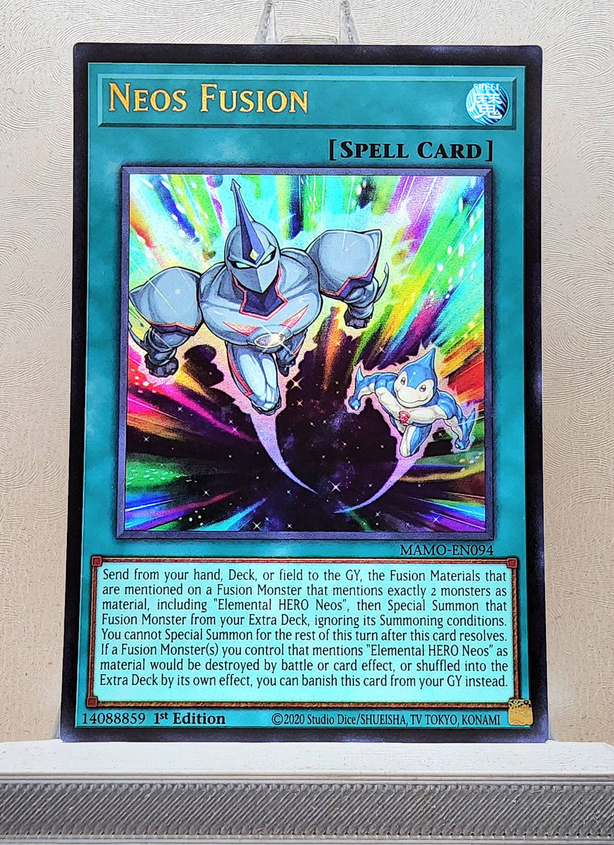 Yugioh! 1x Neos Fusion (MAMO - Ultra Rare) 1st Edition