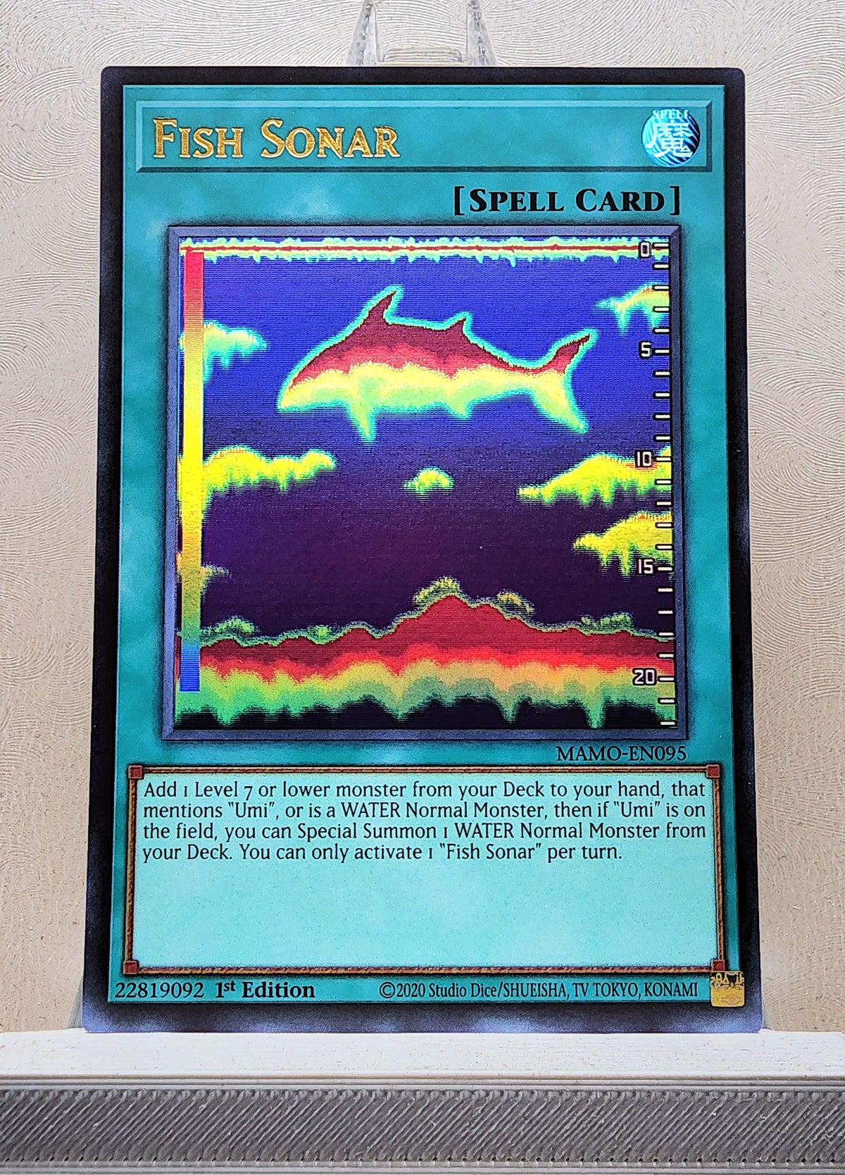 Yugioh! 1x Fish Sonar (MAMO - Ultra Rare) 1st Edition