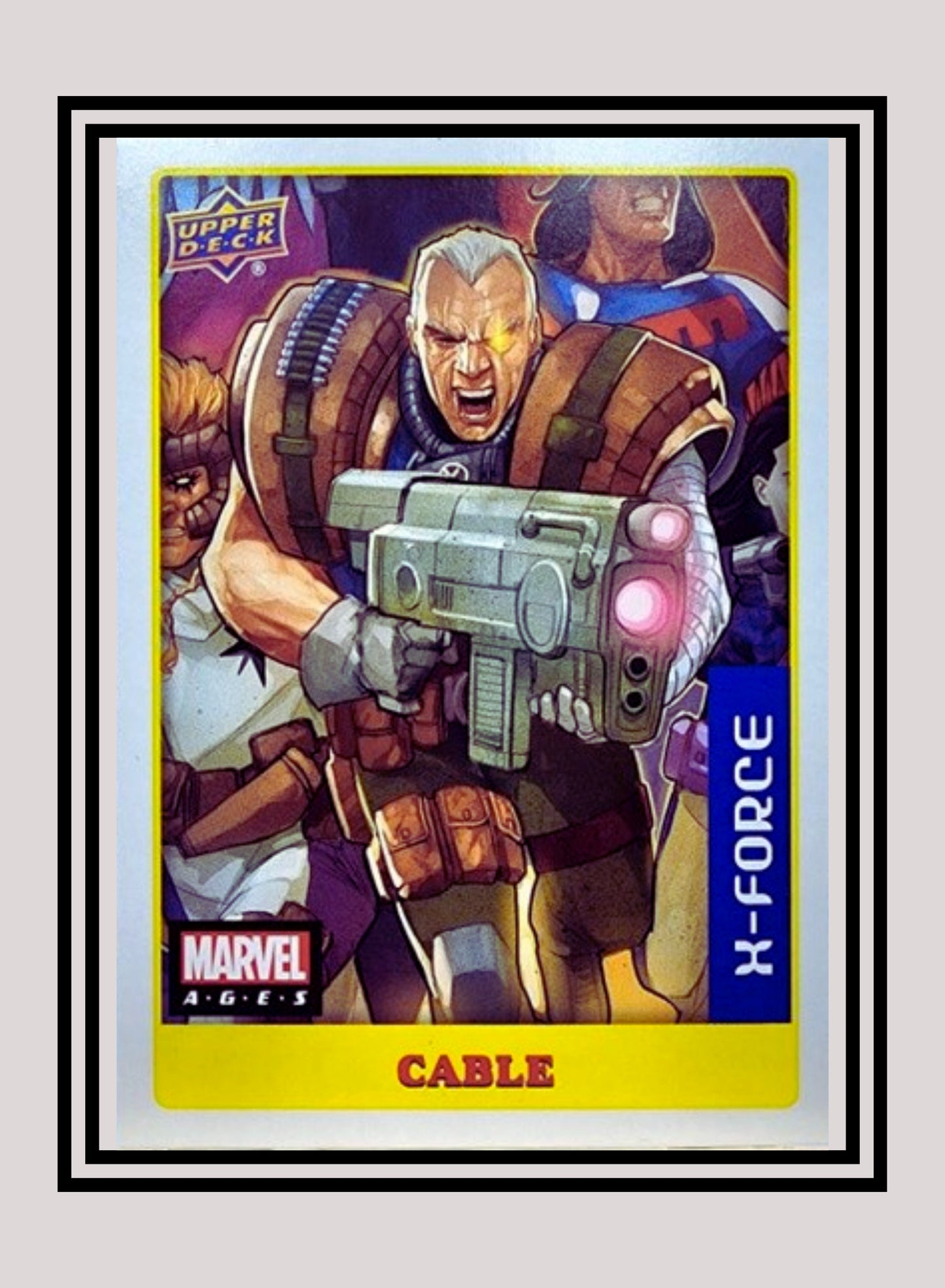 Marvel! 1x Cable - Sticker (#096 - 2020 Upper Deck Marvel Ages)