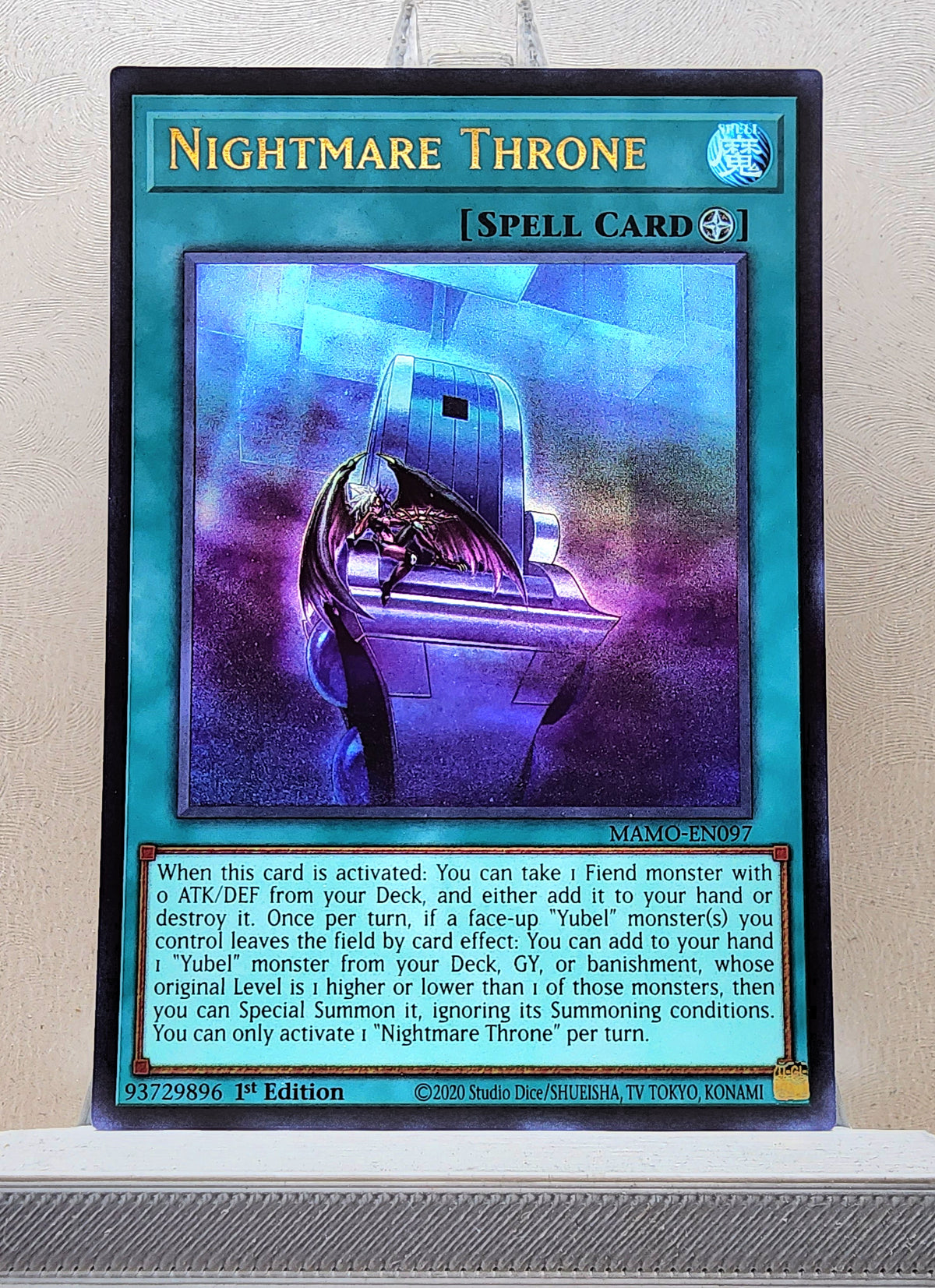 Yugioh! 1x Nightmare Throne (MAMO - Ultra Rare) 1st Edition