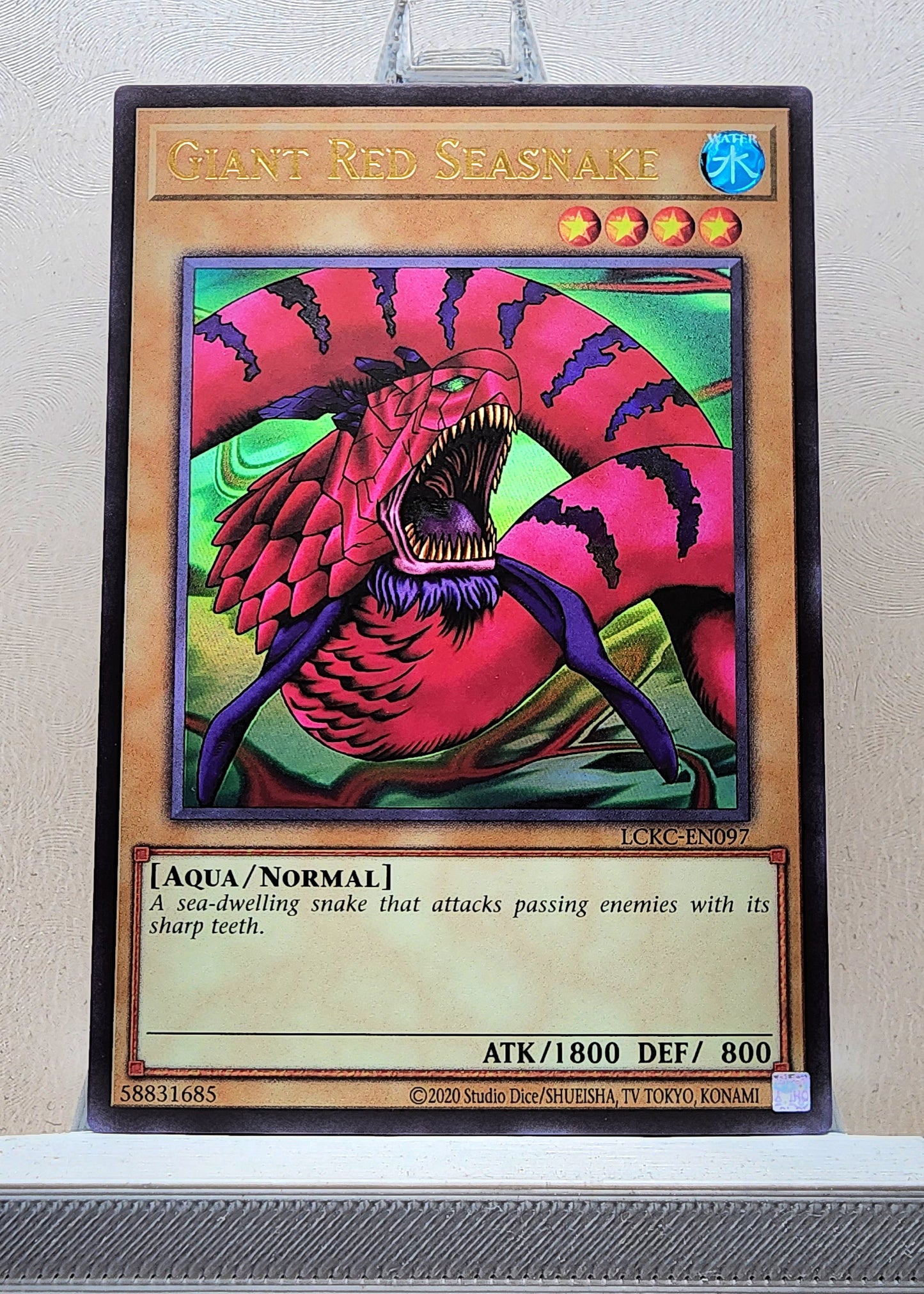 Yugioh! 1x Giant Red Seasnake (LCKC - Ultra Rare) Unli Edition