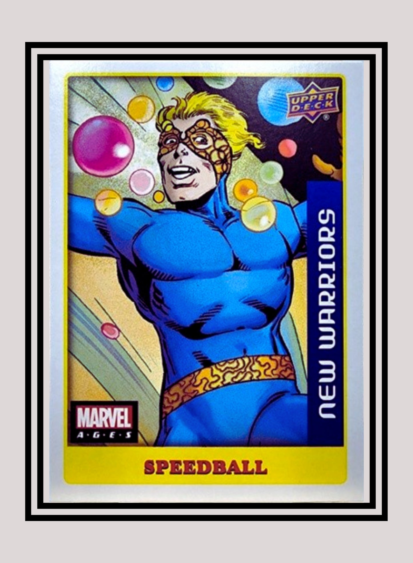 Marvel! 1x Speedball - Sticker (#099 - 2020 Upper Deck Marvel Ages)