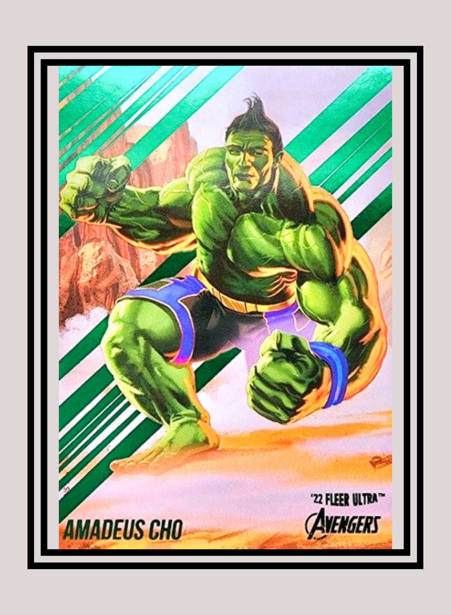 Marvel! 1x Amadeus Cho - Base (#09 - 2022 Fleer Ultra Avengers)