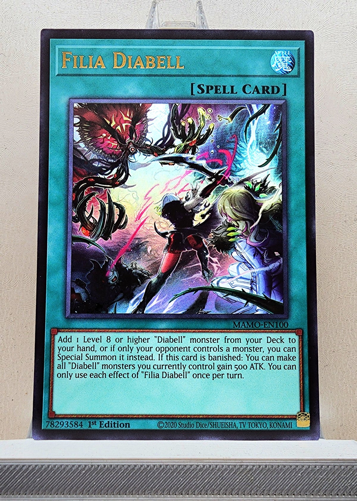 Yugioh! 1x Filia Diabell (MAMO - Ultra Rare) 1st Edition