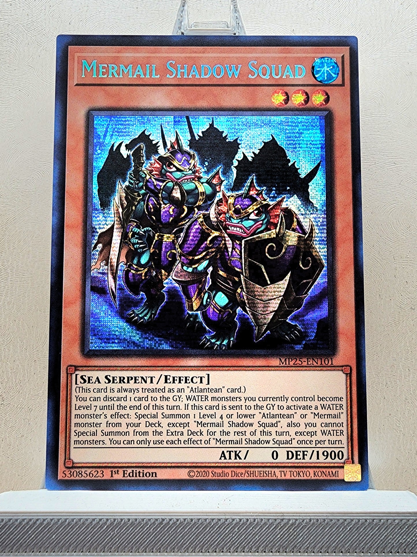 Yugioh! 1x Mermail Shadow Squad (MP25 - Prismatic Secret Rare) 1st Edition