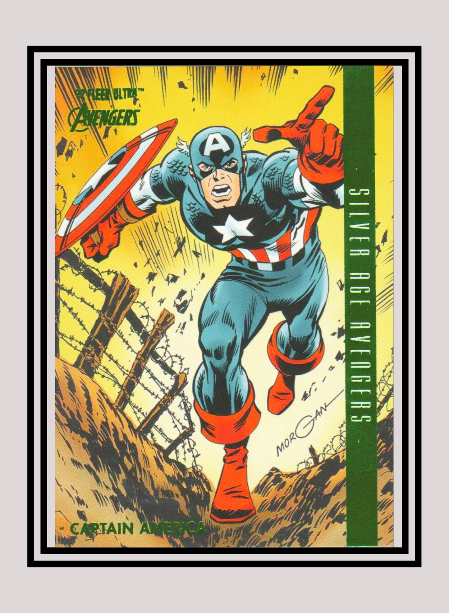 Marvel! 1x Captain America - Base Silver Age (#103 - 2022 Fleer Ultra Avengers)