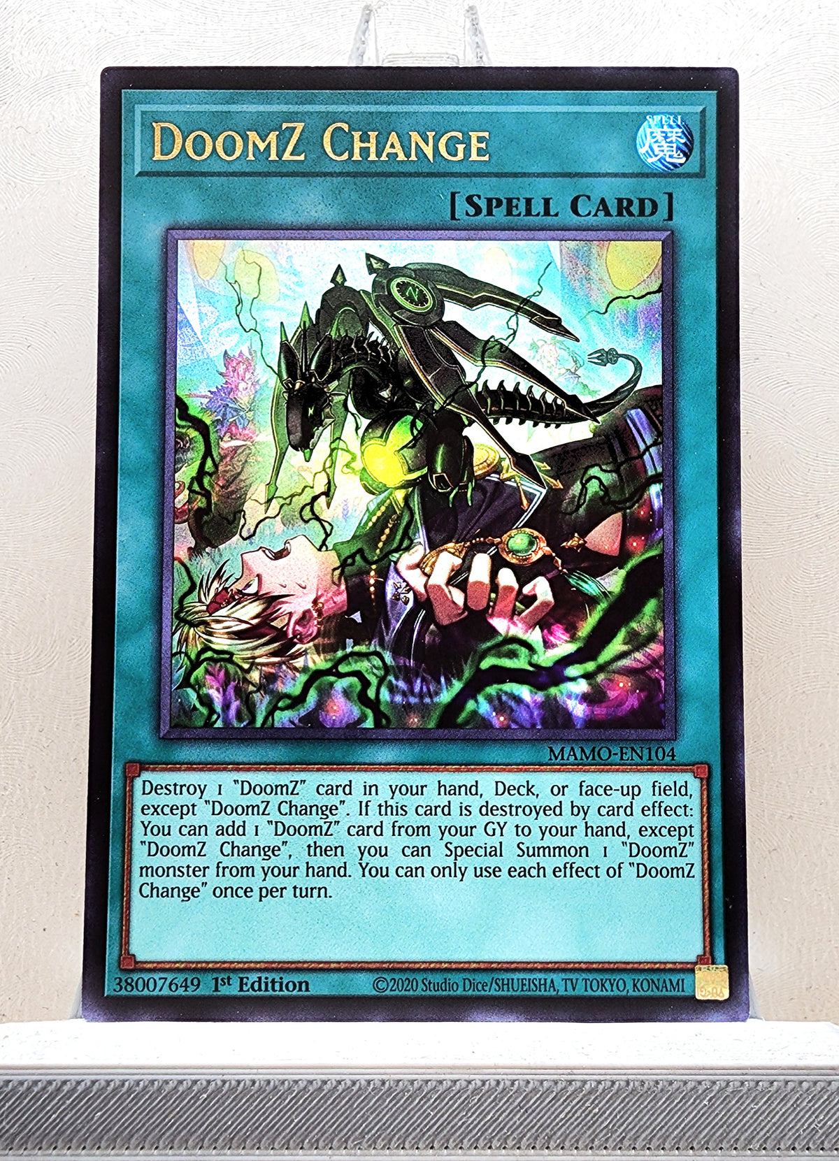 Yugioh! 1x DoomZ Change (MAMO - Ultra Rare) 1st Edition