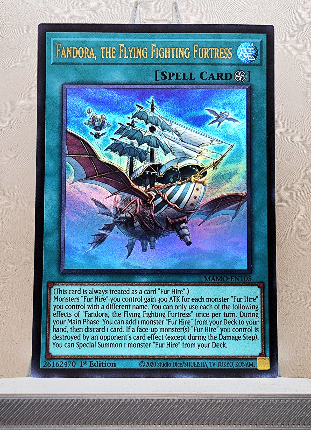Yugioh! 1x Fandora, the Flying Fighting Furtress (MAMO - Ultra Rare) 1st Edition