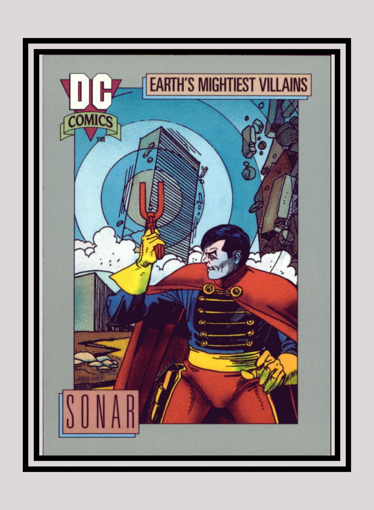 DC! 1x Sonar - Base (#108 - 1991 Impel DC Cosmic Cards)