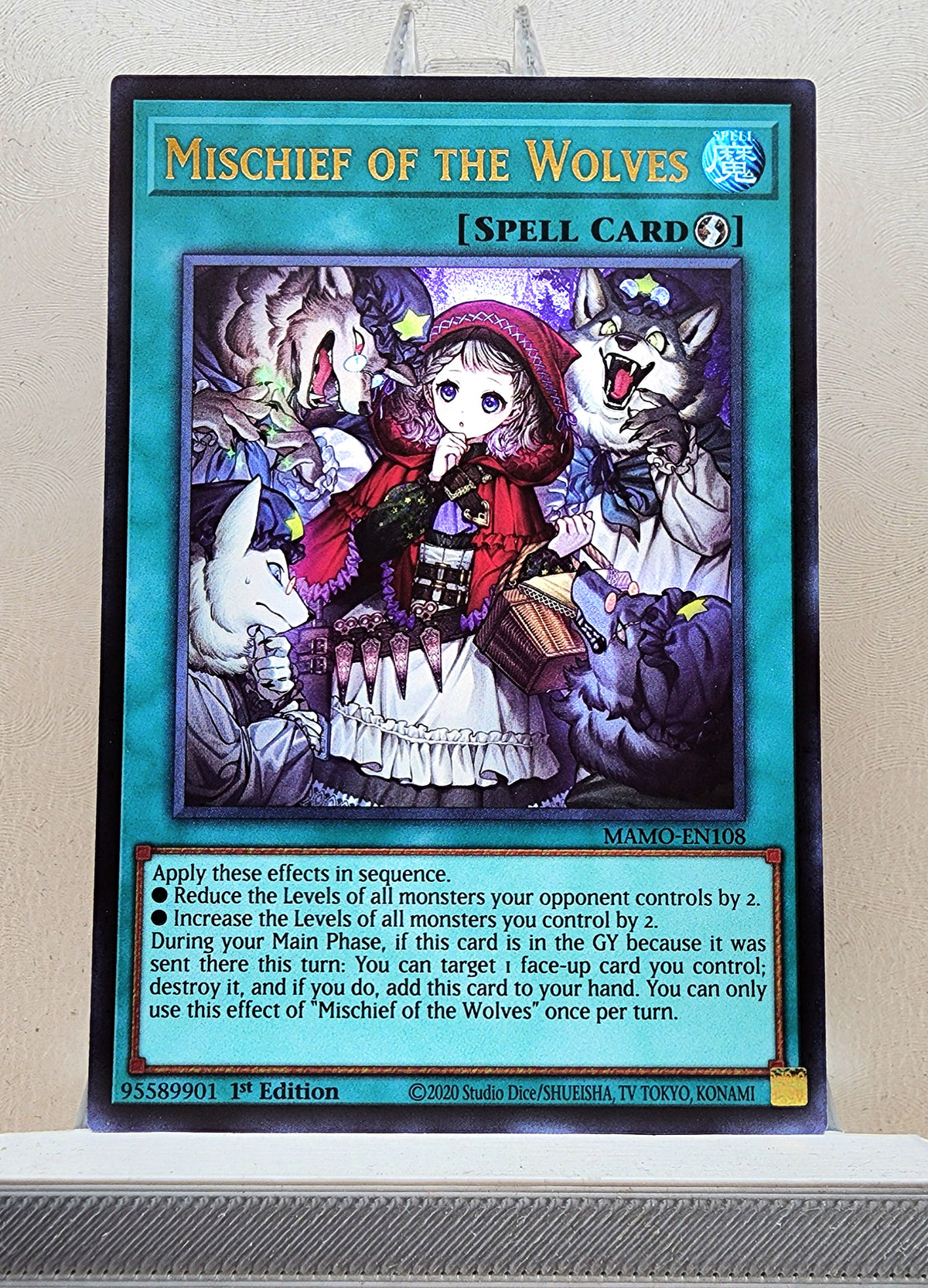 Yugioh! 1x Mischief of the Wolves (MAMO - Ultra Rare) 1st Edition