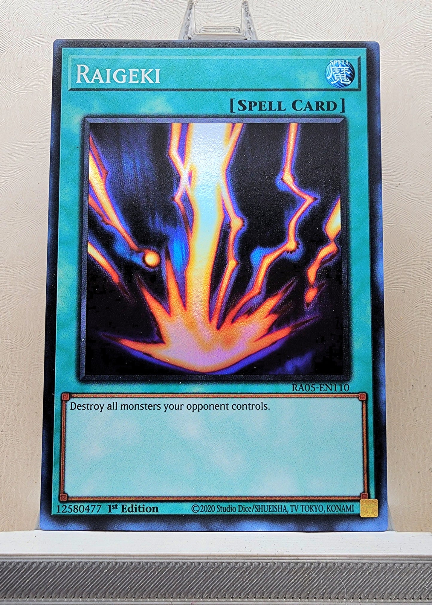 Yugioh! 1x Raigeki (RA05 - Super Rare) 1st Edition