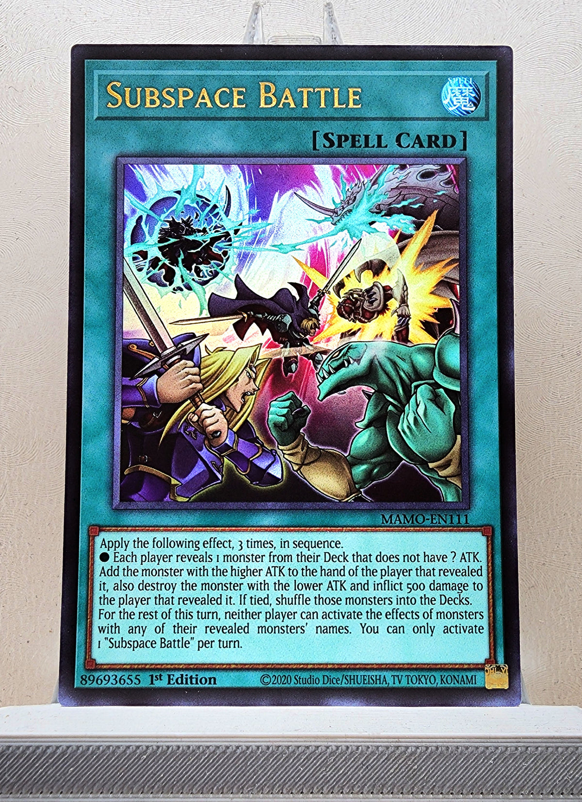 Yugioh! 1x Subspace Battle (MAMO - Ultra Rare) 1st Edition