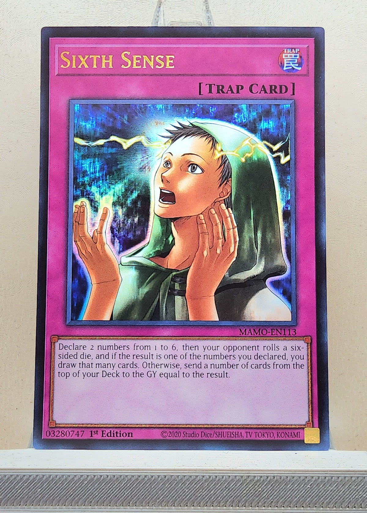 Yugioh! 1x Sixth Sense (MAMO - Ultra Rare) 1st Edition