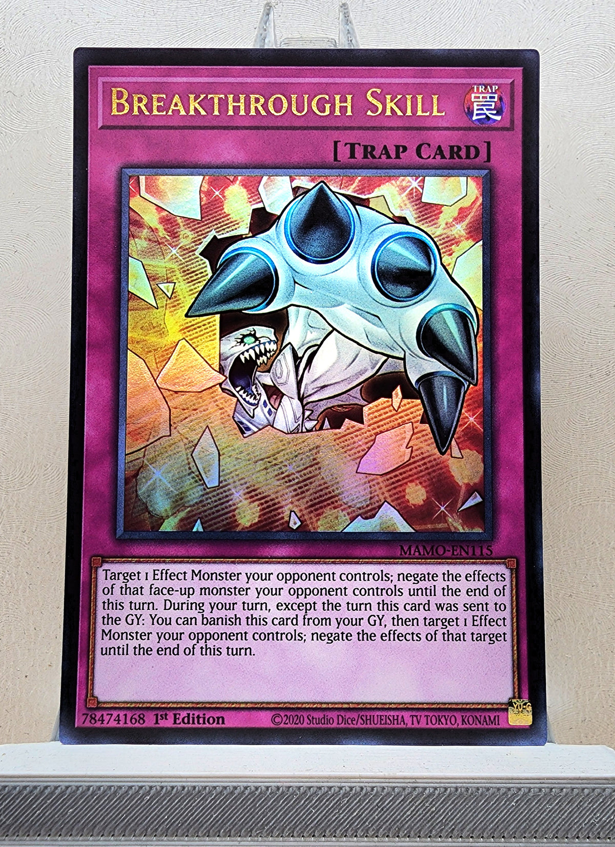 Yugioh! 1x Breakthrough Skill (MAMO - Ultra Rare) 1st Edition