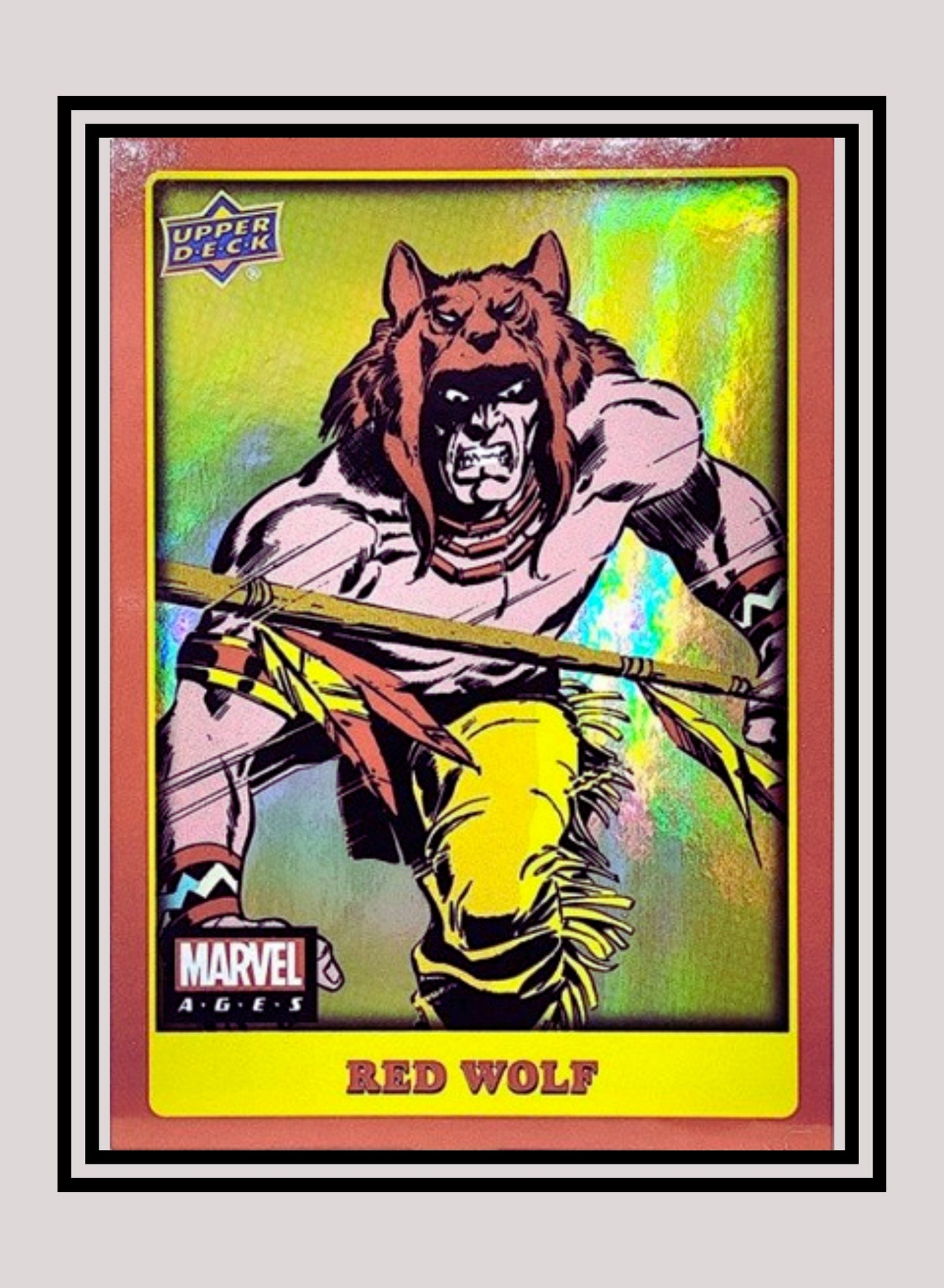 Marvel! 1x Red Wolf - Foil (#220 - 2020 Upper Deck Marvel Ages)