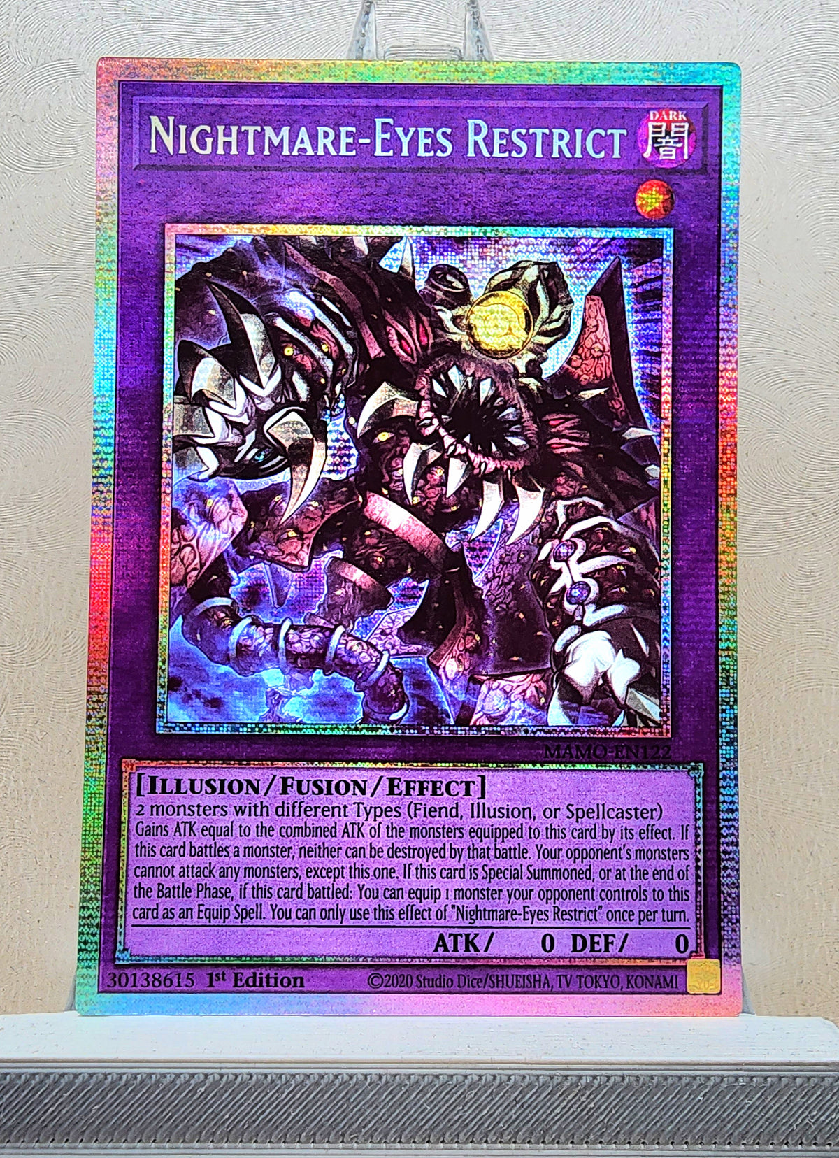 Yugioh! 1x Nightmare-Eyes Restrict (MAMO - Starlight Rare) 1st Edition