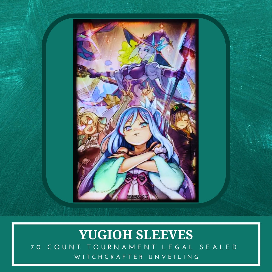 Yugioh! 1x Witchcrafter Unveiling Sleeves (SEALED)