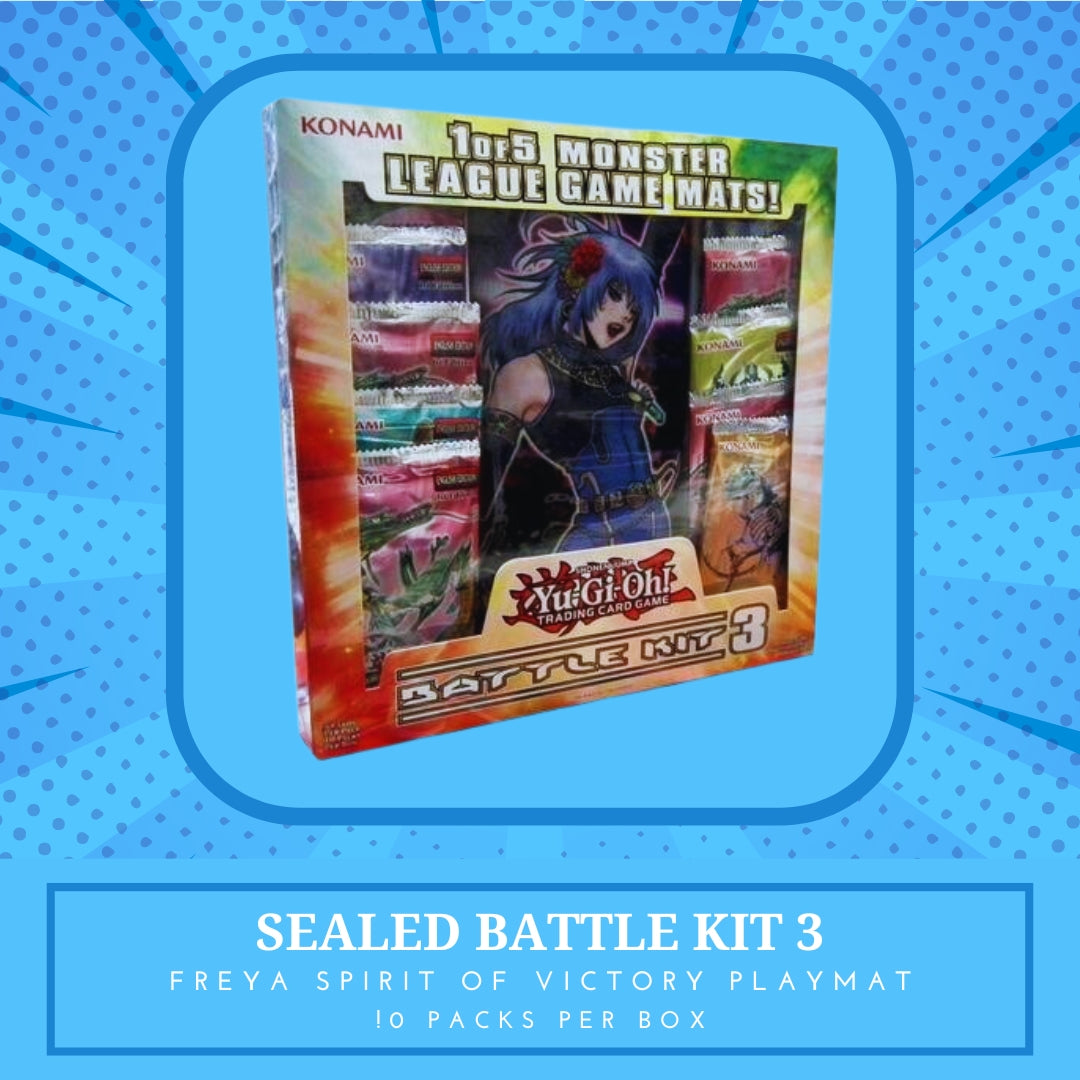 Yugioh! 1x Battle Kit 3 SEALED (Freya, Spirit of Victory Mini Playmat) KAWAIII SUSHI Yugioh! 1x Battle Kit 3 SEALED (Freya, Spirit of Victory Mini Playmat) KAWAIII SUSHI