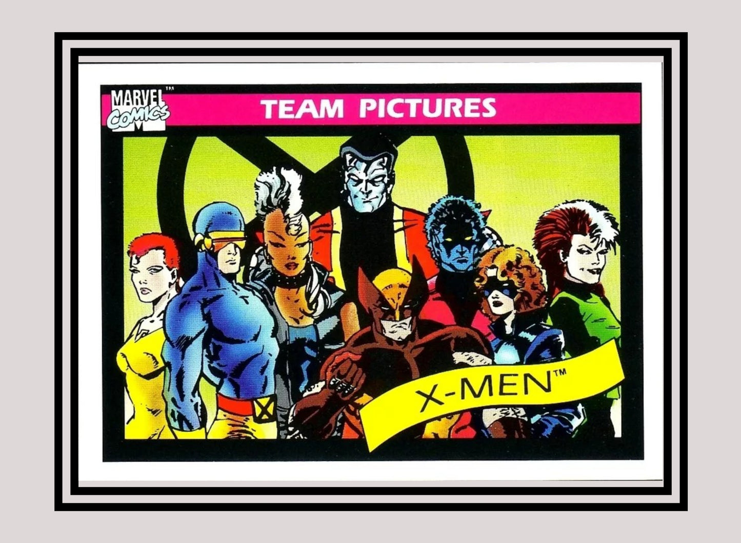 Marvel! 1x X-Men - Base (#140 - 1990 Impel Marvel Universe Series I)