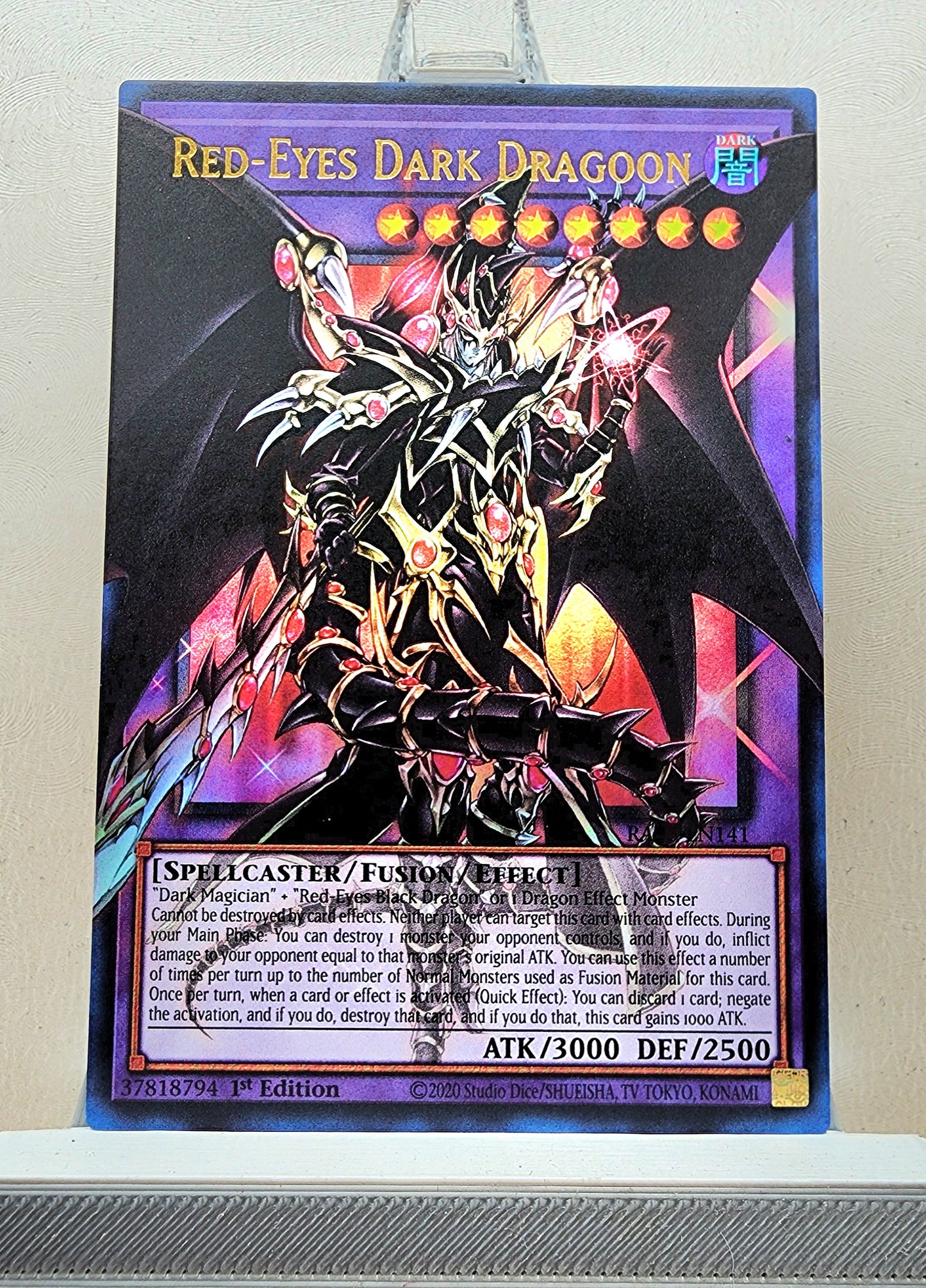 Yugioh! 1x Red-Eyes Dark Dragoon Extended Art (RA05 - Ultra Rare) 1st Edition