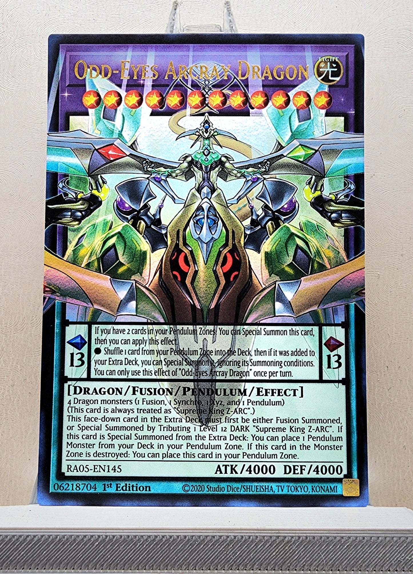 Yugioh! 1x Odd-Eyes Arcray Dragon Extended Art (RA05 - Ultra Rare) 1st Edition