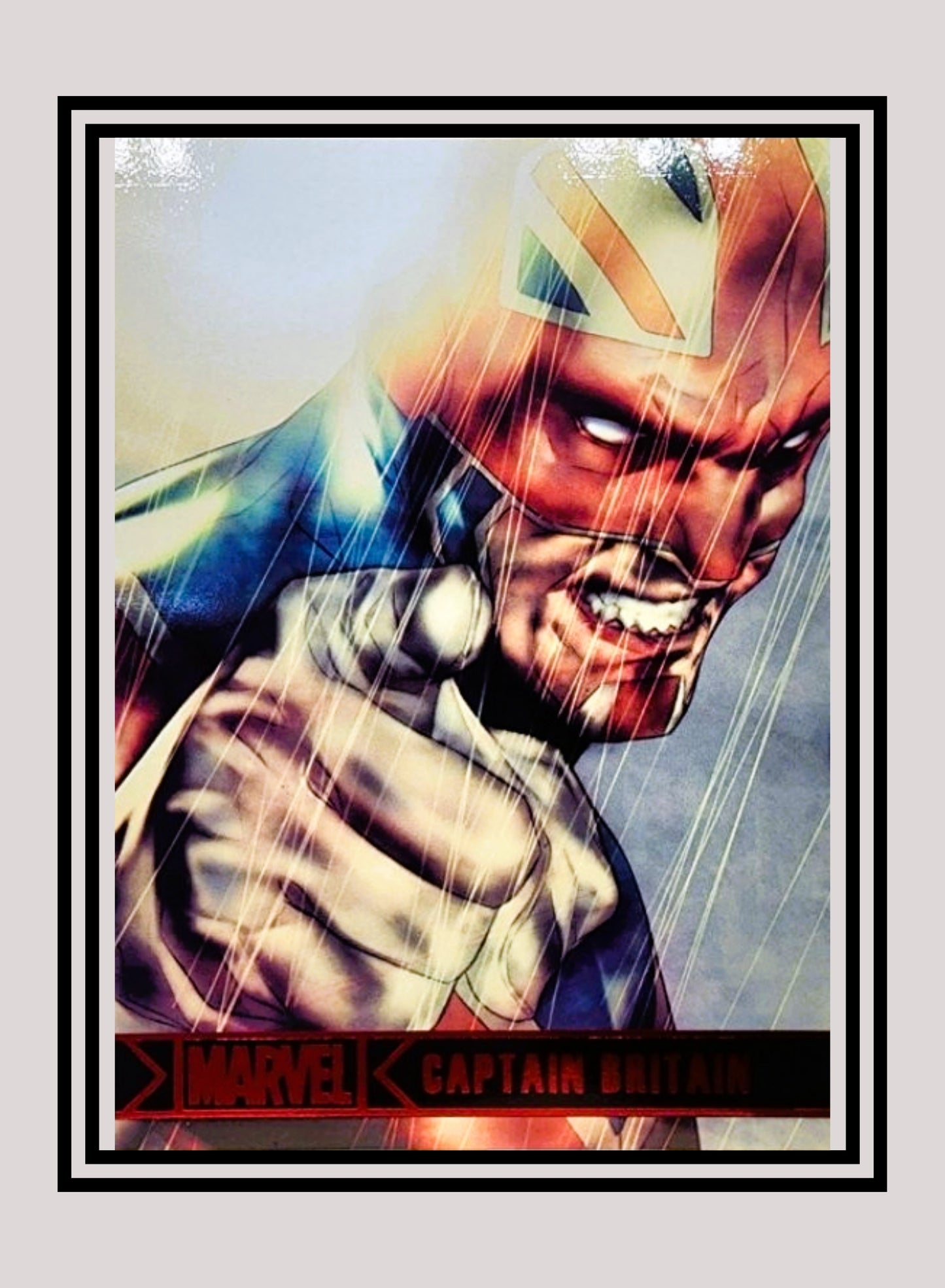 Marvel! 1x Captain Britain - Base (#14 - 2012 Rittenhouse Greatest Heroes)
