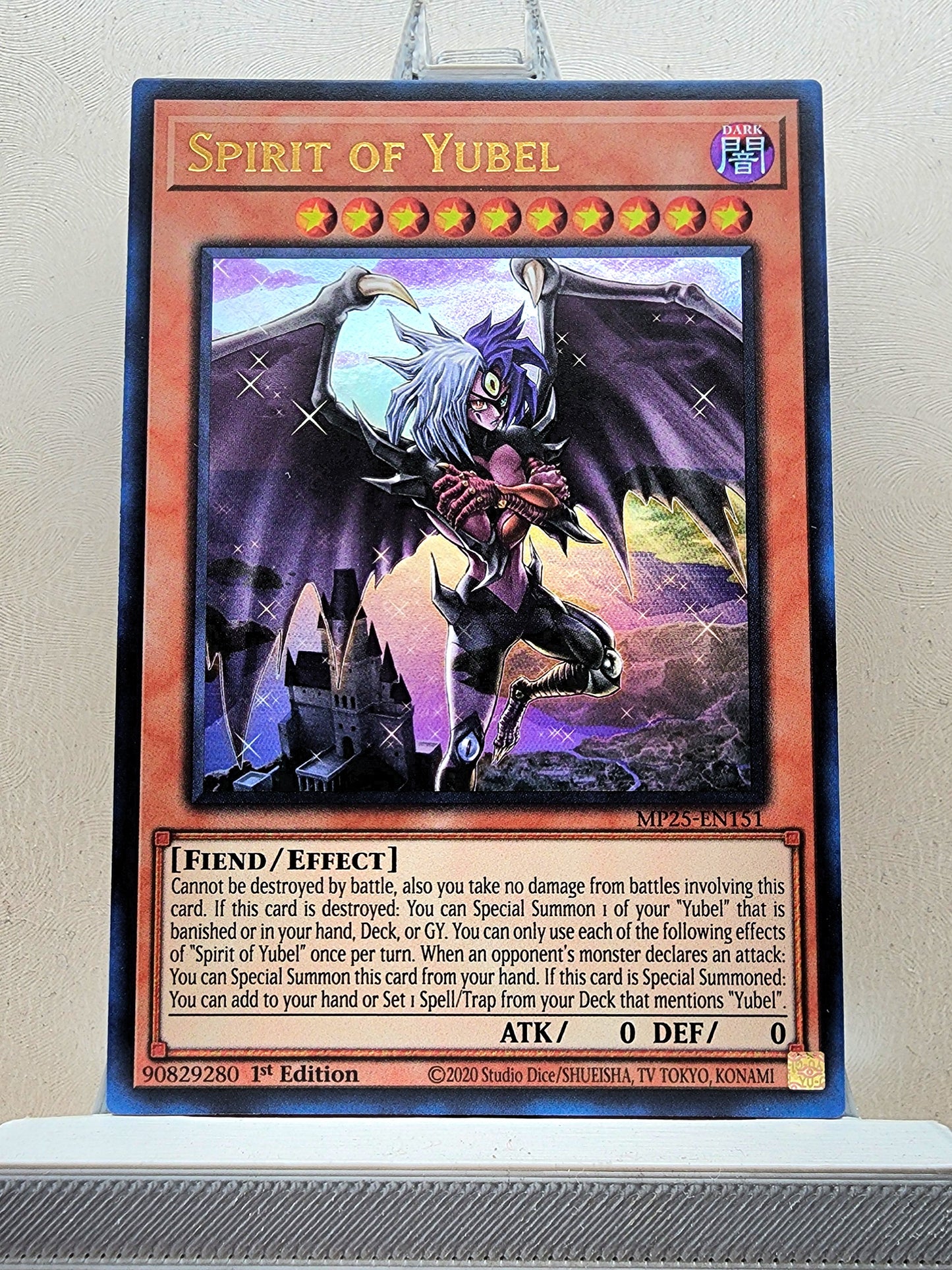 Yugioh! 1x Spirit of Yubel (MP25 - Ultra Rare) 1st Edition