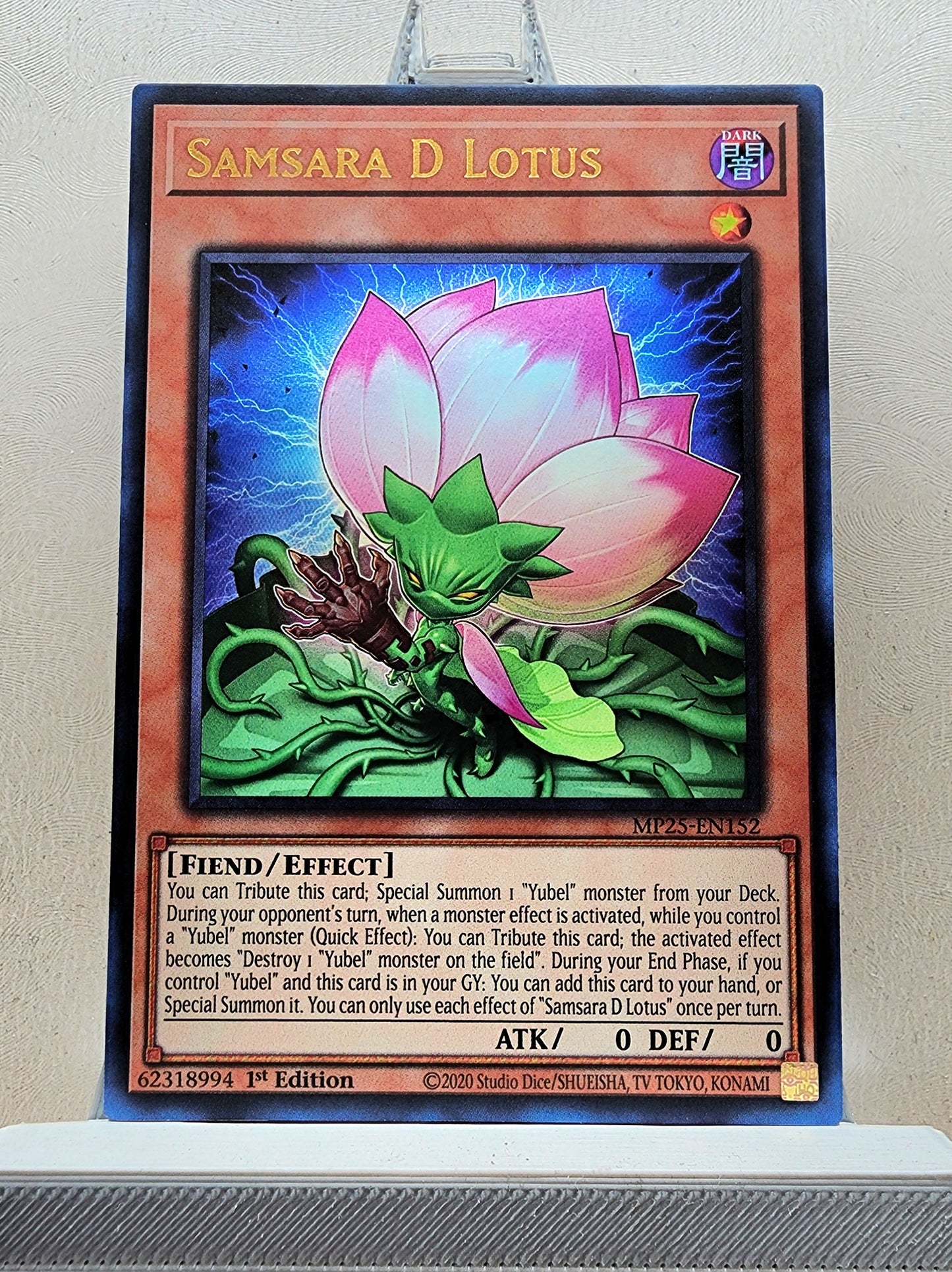 Yugioh! 1x Samsara D Lotus (MP25 - Ultra Rare) 1st Edition