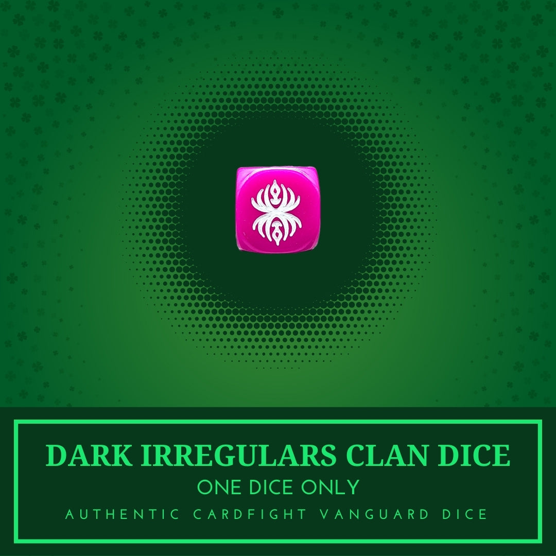 1x Dark Irregulars Clan Dice - Cardfight!! Vanguard
