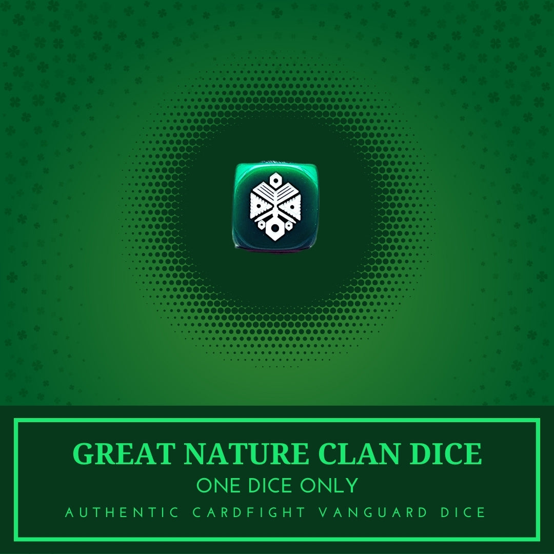 1x Great Nature Clan Dice - Cardfight!! Vanguard