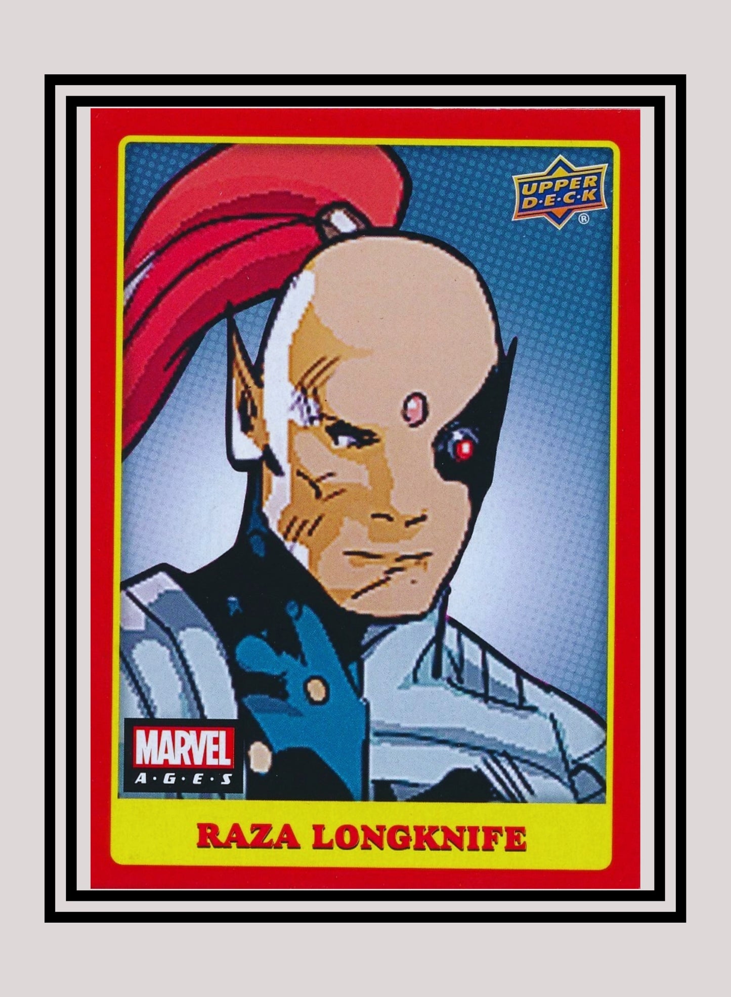 Marvel! 1x Raza Longknife - Photo Variants (#165 - 2020 Upper Deck Marvel Ages)