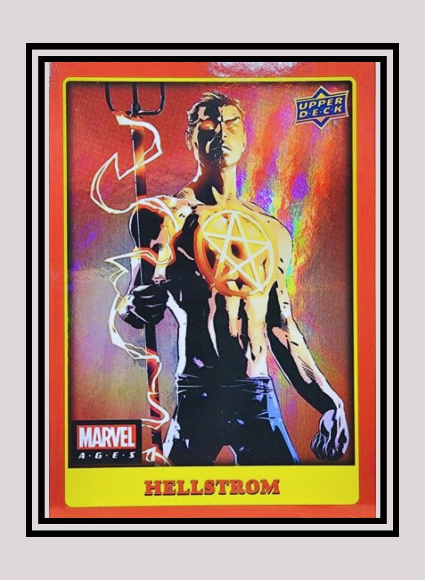 Marvel! 1x Hellstrom - Foil (#201 - 2020 Upper Deck Marvel Ages)