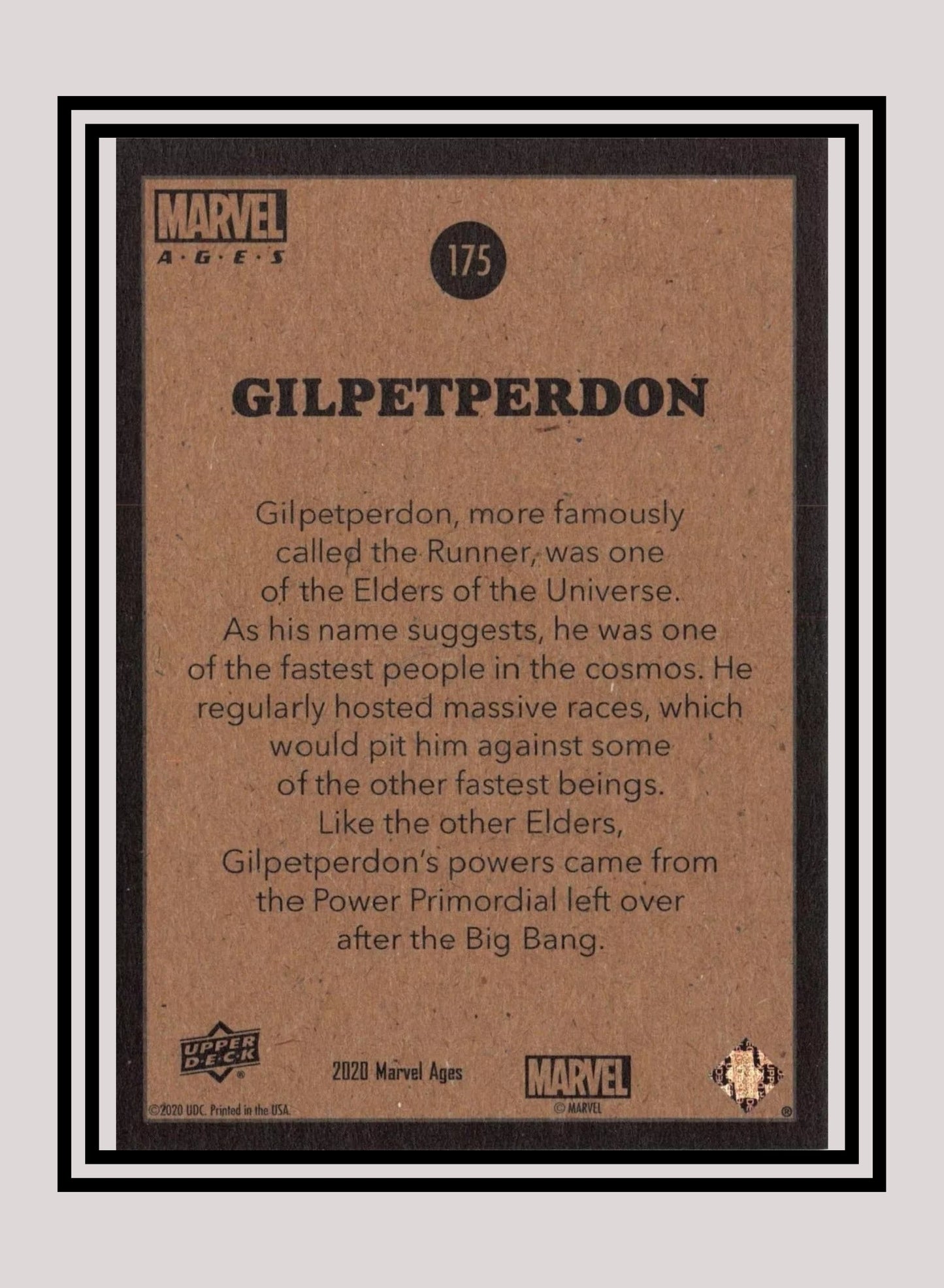 Marvel! 1x Gilpetperdon - Base (#175 - 2020 Upper Deck Marvel Ages)